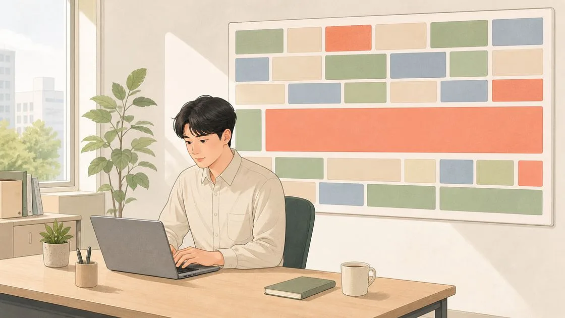 시간이 없는 게 아니라, 덩어리로 걸어본 적이 없는 겁니다